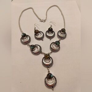 Labradorite Set 925 made in India.